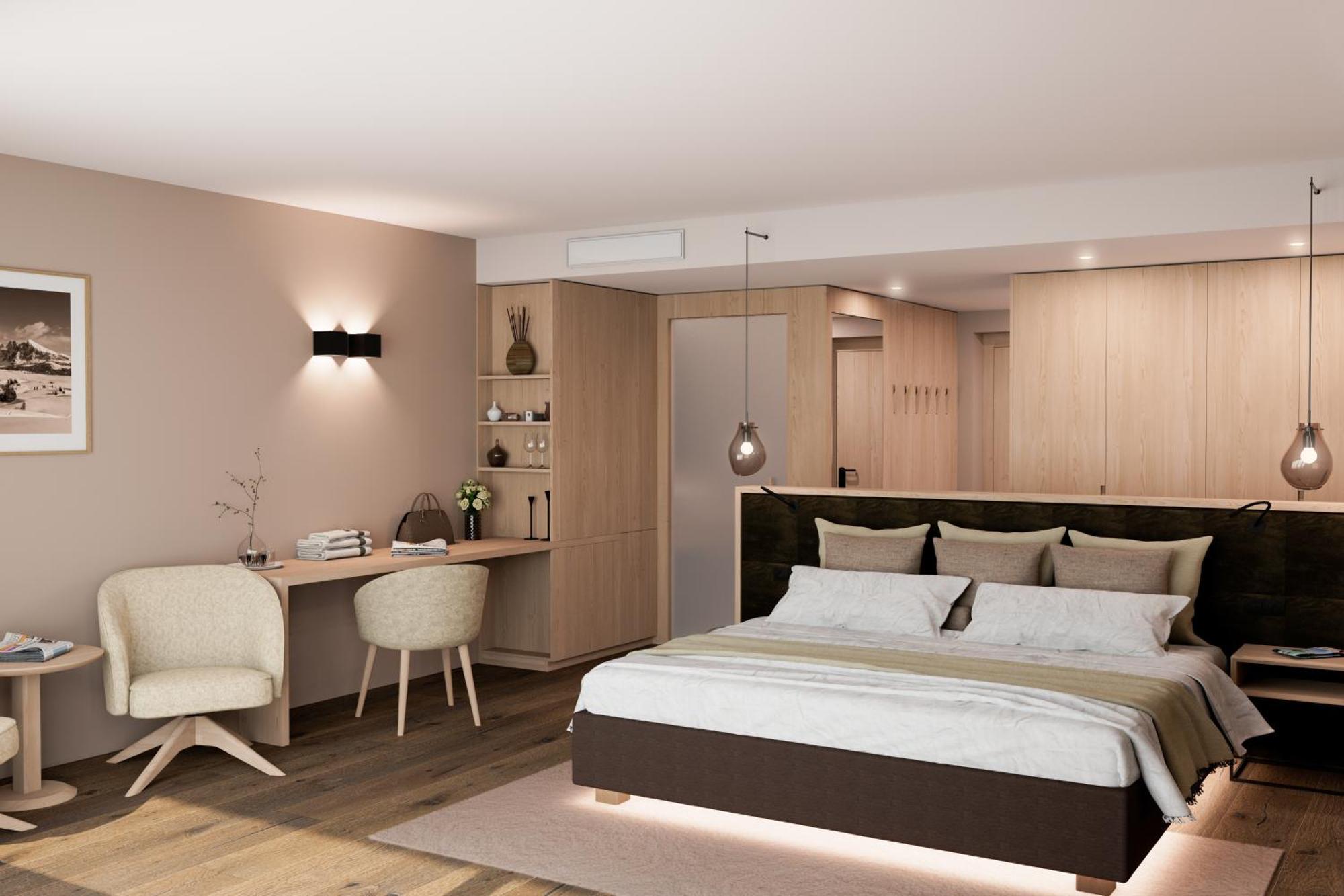 Hotel Alpenflora Castelrotto Habitación foto