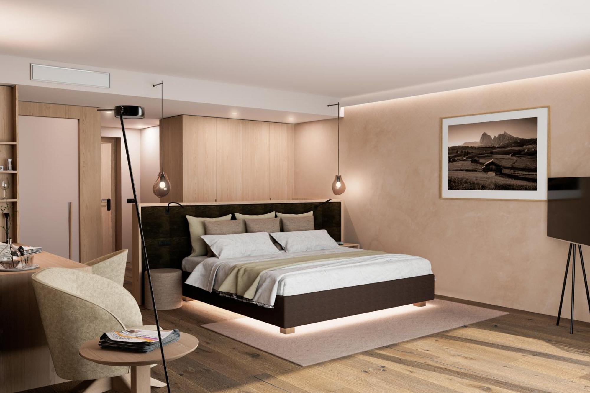 Hotel Alpenflora Castelrotto Habitación foto
