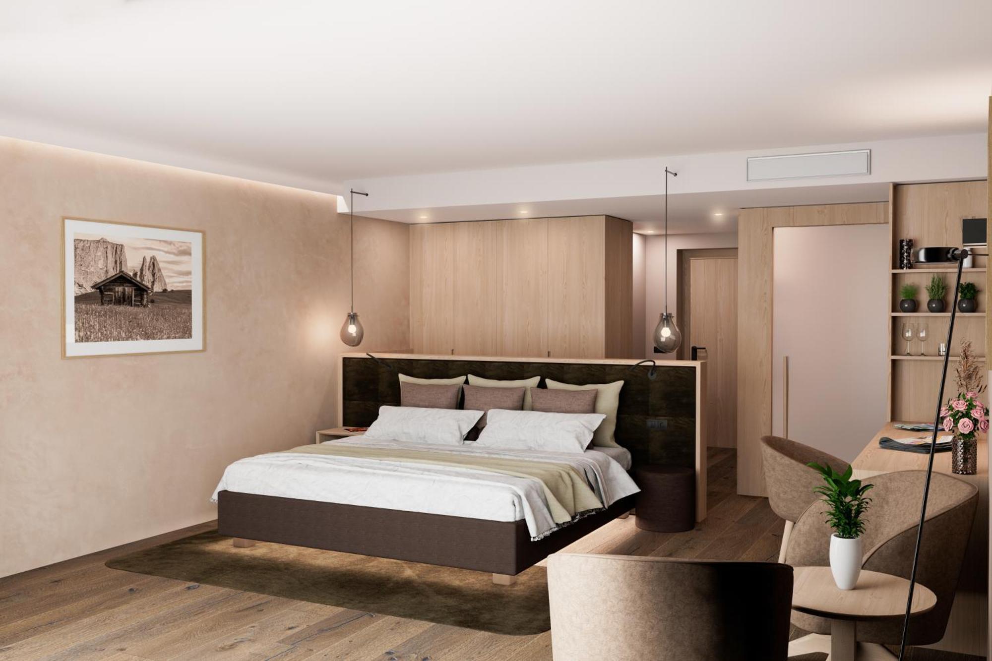 Hotel Alpenflora Castelrotto Habitación foto