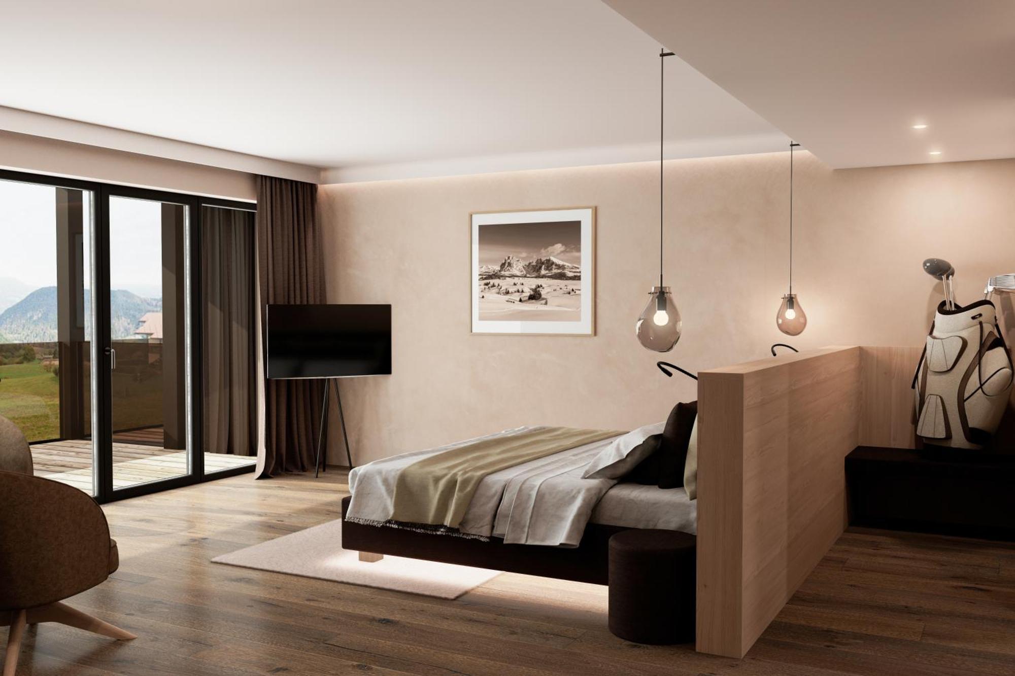 Hotel Alpenflora Castelrotto Habitación foto